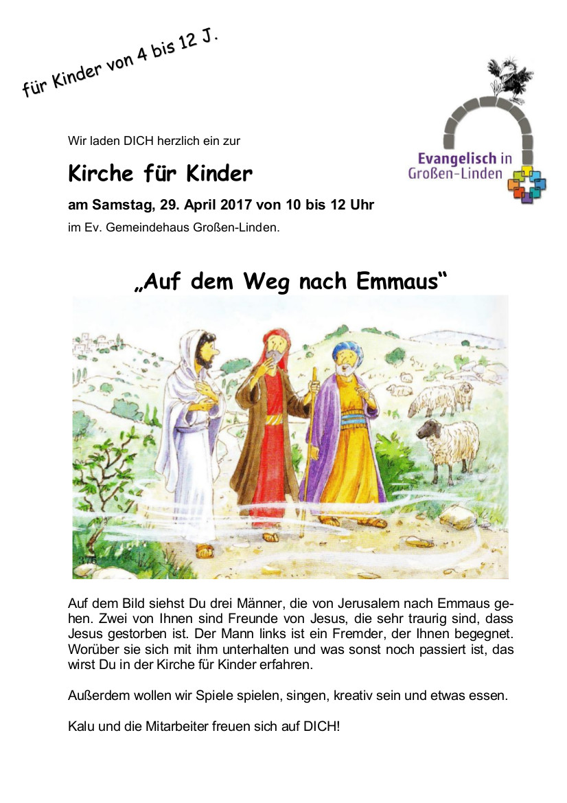Auf dem Weg nach Emmaus Einl