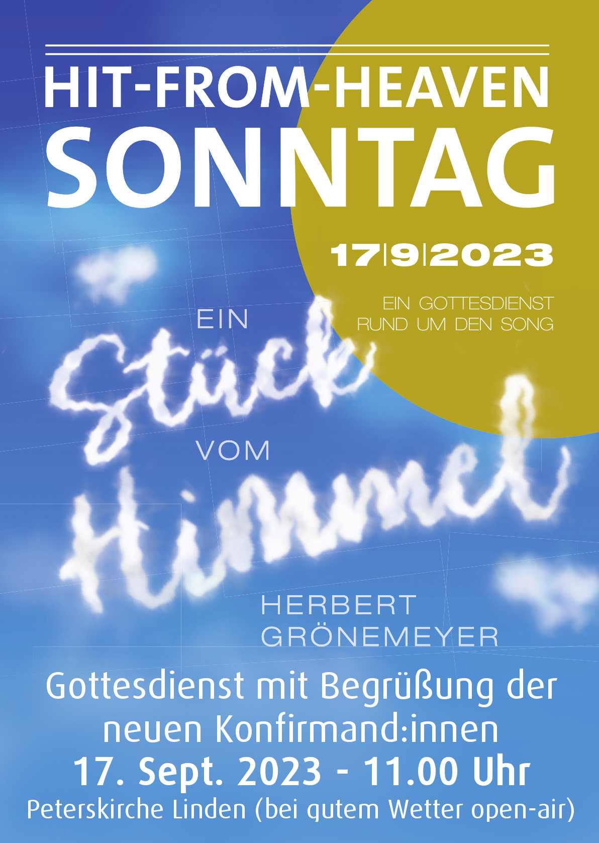 Plakat Hit from heaven 2023