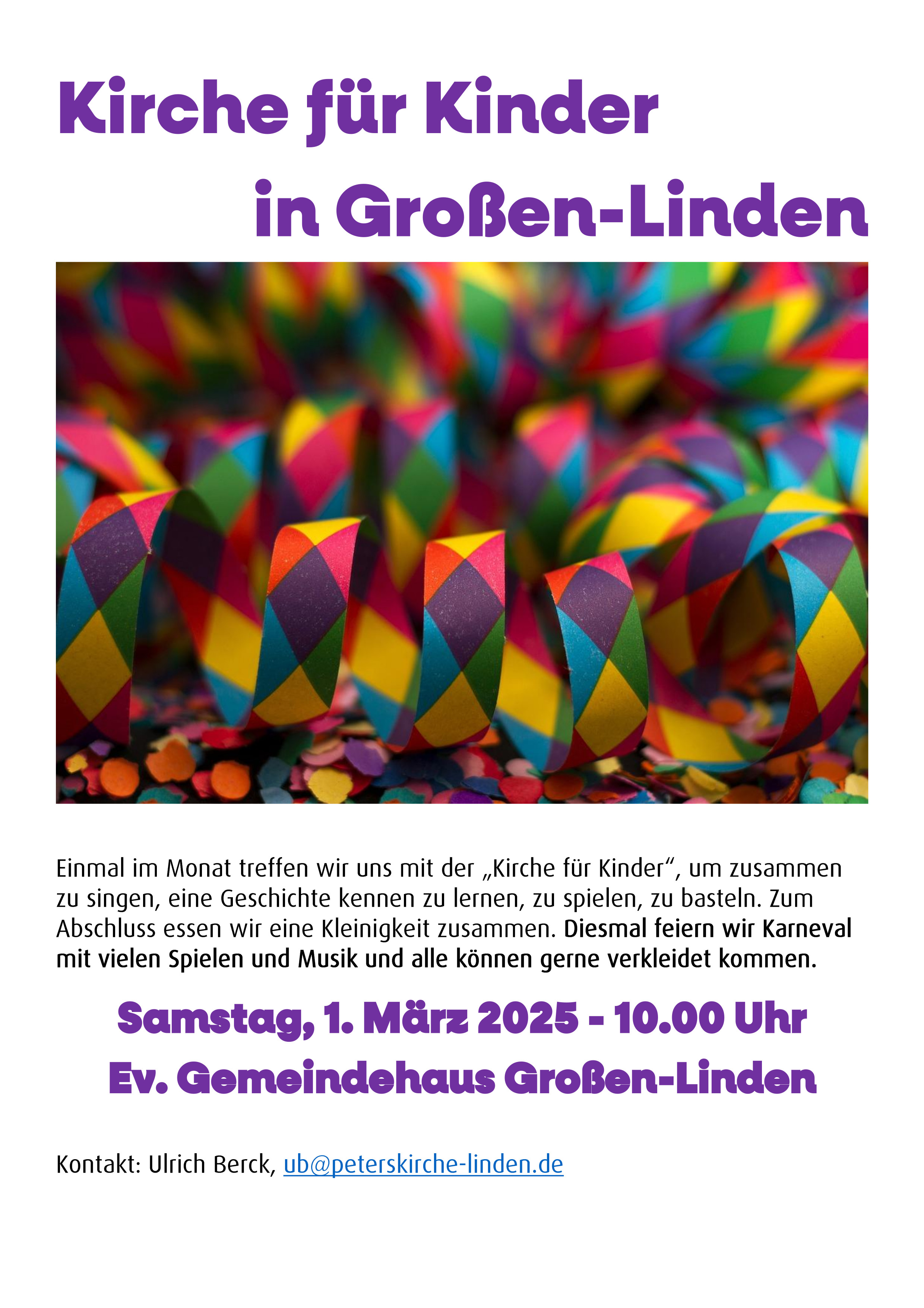 250301.Kinderkirche Karneval