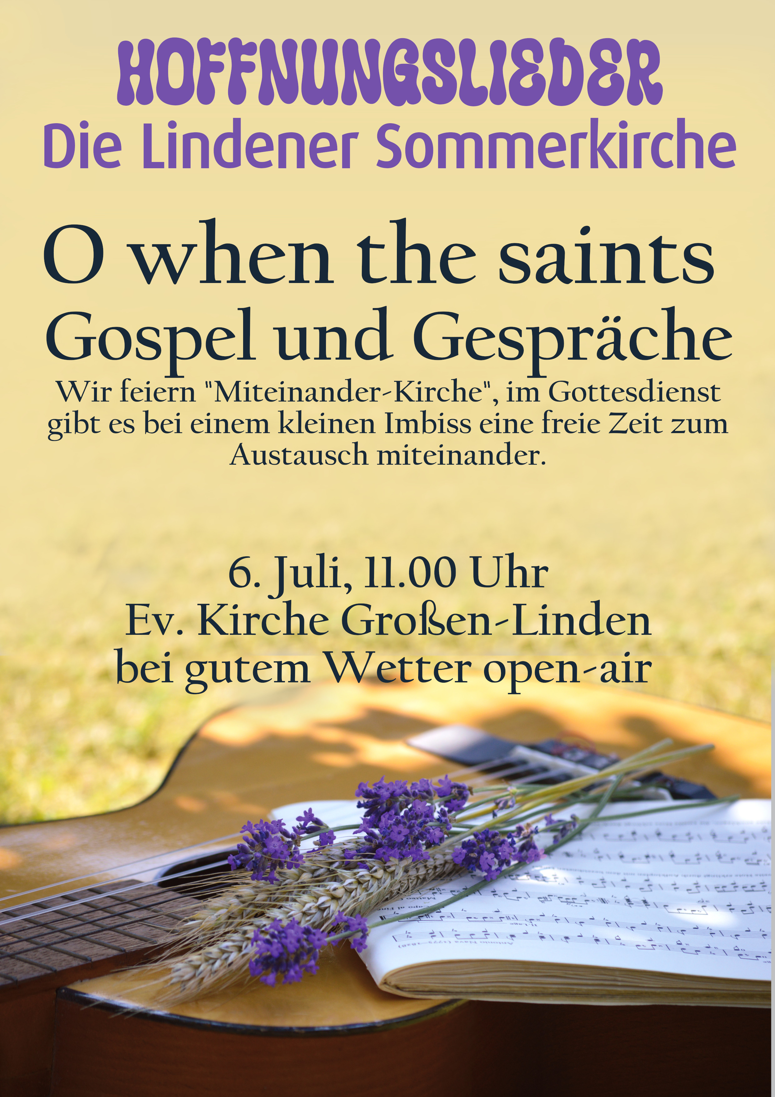 Sommer 25 2 Gospel und Gespräche